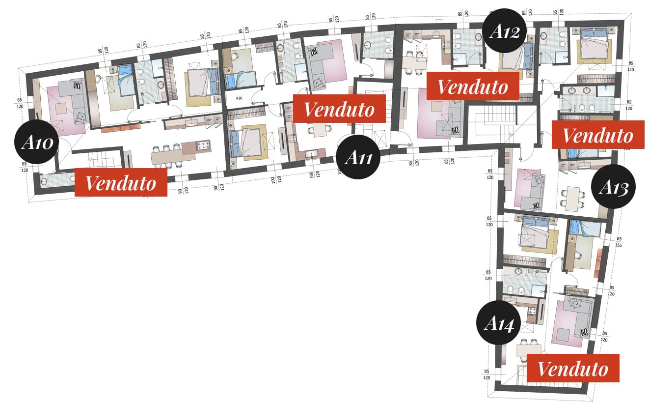 03_Corte_Gaio_Fabbricato_Nord_Secondo_Piano