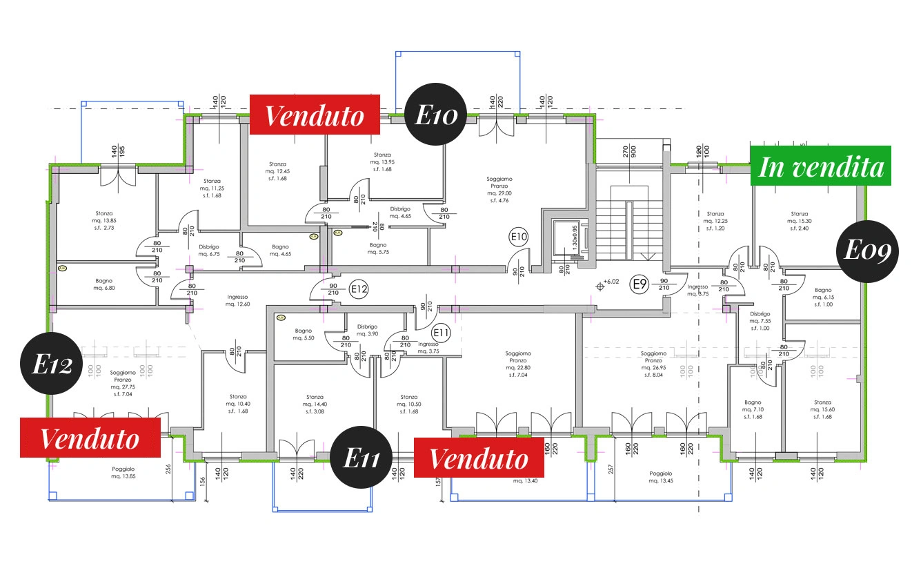 Palazzina E Secondo Piano